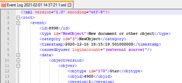 Opening and Reading XML Files